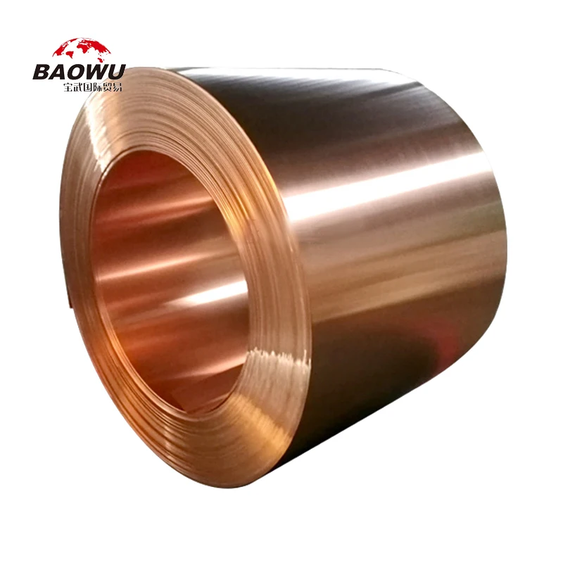 manufacturer Copper Coil / Copper Strip / Copper Tape c1100 pure copper 99.9 for sale