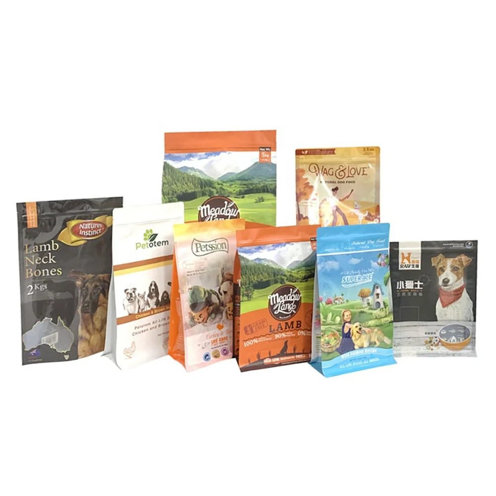 Stand Up Pouch With Zipper For Koi Food Custom Plastic Packaging Pet Food Packaging Bag Aluminum Foil Poly Bags Pouch Food
