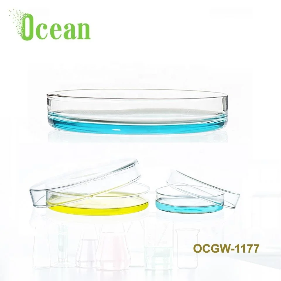 Lab Glassware Sterile Borosilicate  Laboratory Equipment petri dishes for school