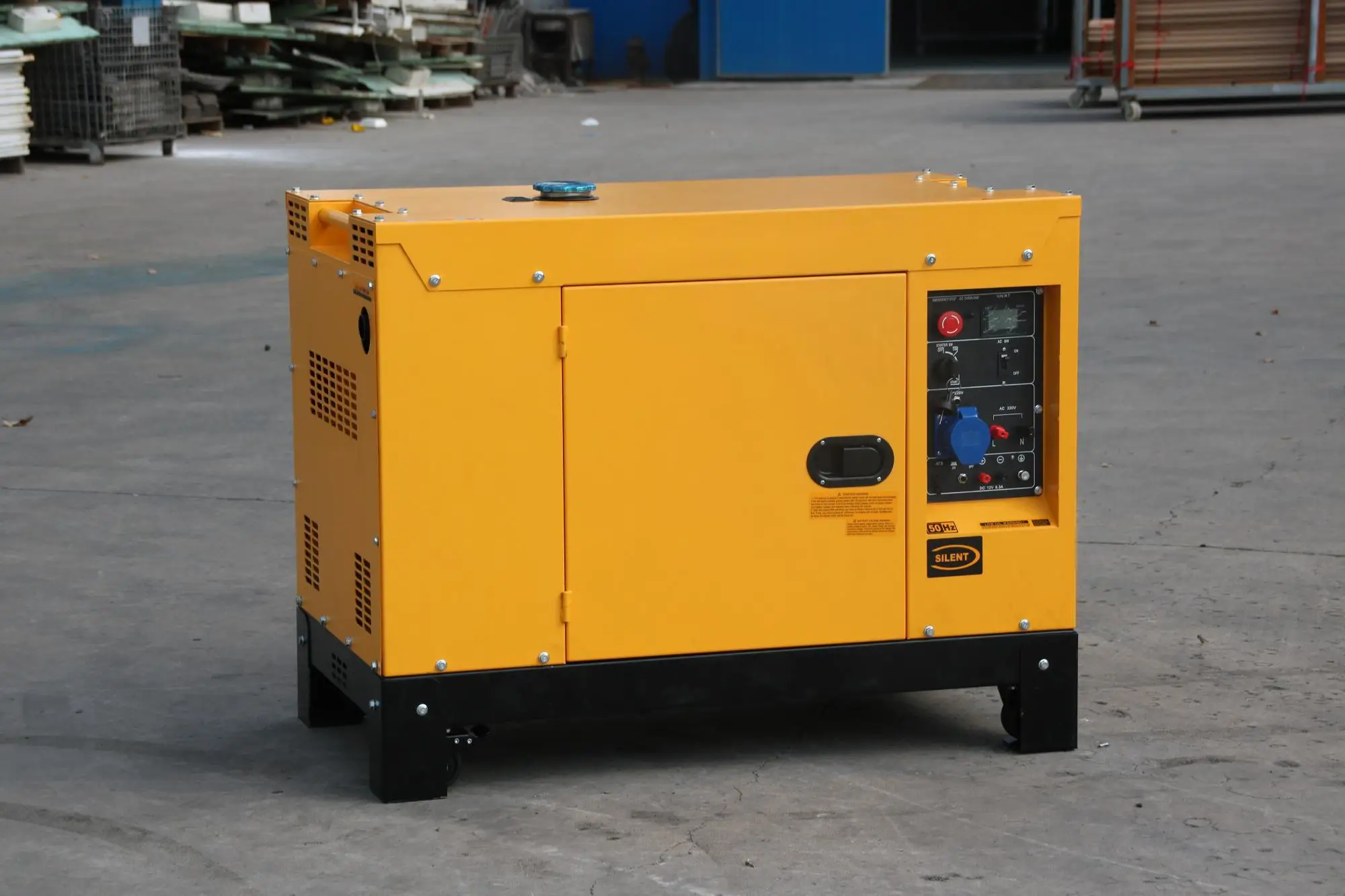 Hot sale portable generator diesel 10 kva 3 phase diesel generator container type 12kva 13kva 15kw 16kw silent