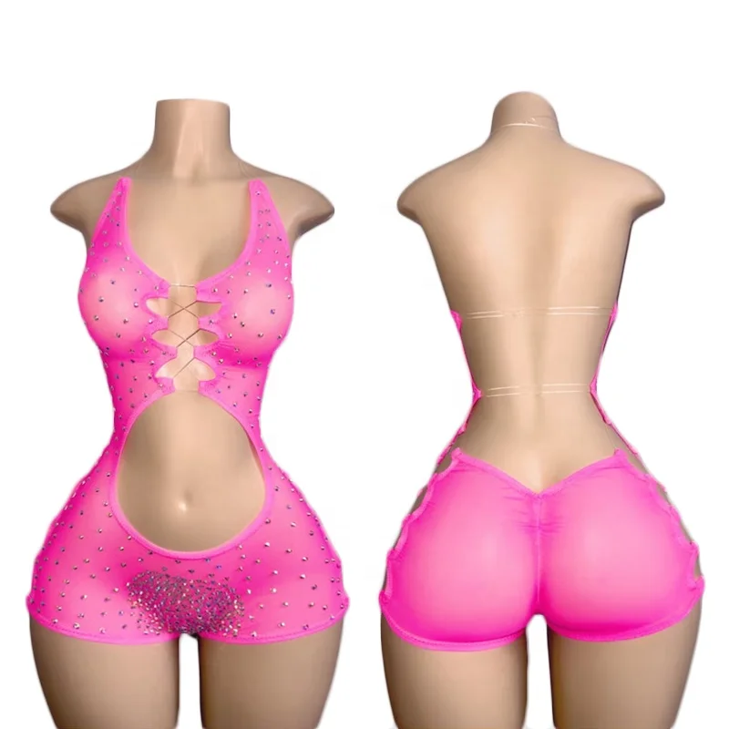 ELITES Wholesale Factory Direct Custom Woman Exotic Sexy Dance Wear Dancer Dresses Performance Outfits