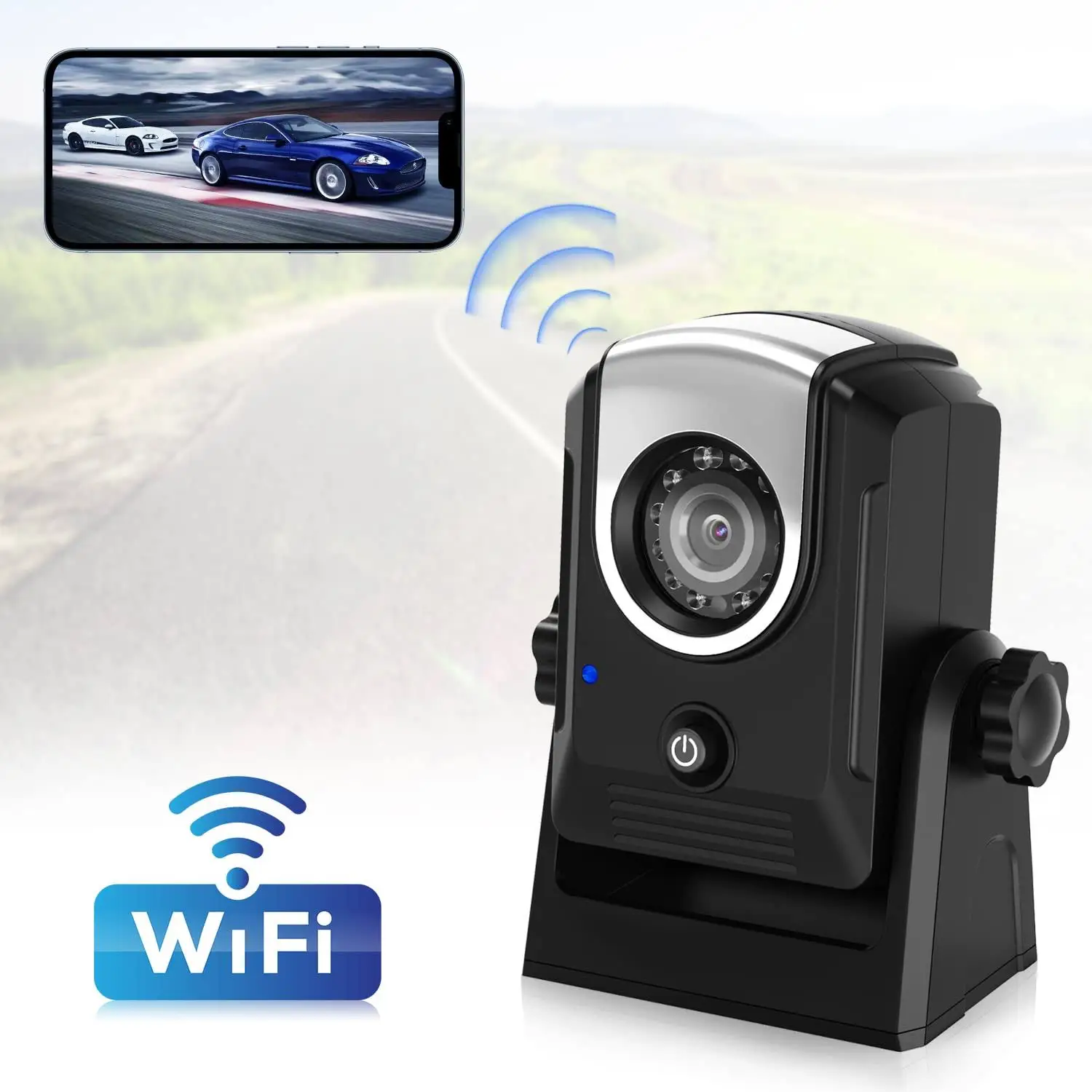 Model 307 cameraMagnetic camera with WIFI function and wireless cctv camera system wifi  mini camera  connected to mobile phon