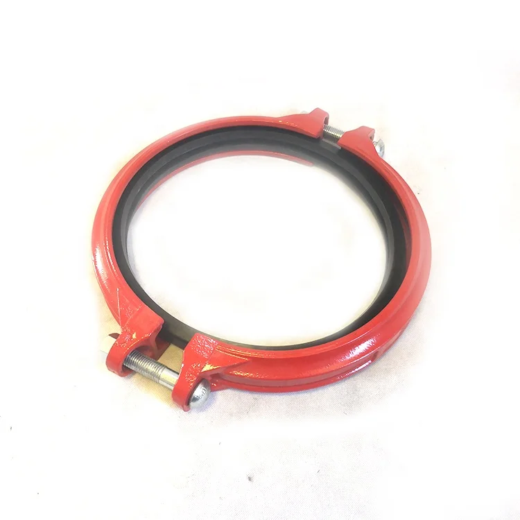 XHYXFire Joint flexible coupling with red color Grooved pipe fitting