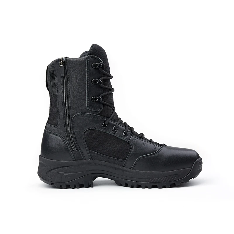 Tactical Boots Hanagal 8 Inch Hard Wearing Boots Combat Boots Outdoor Shoes for Men Black OEM & OEM