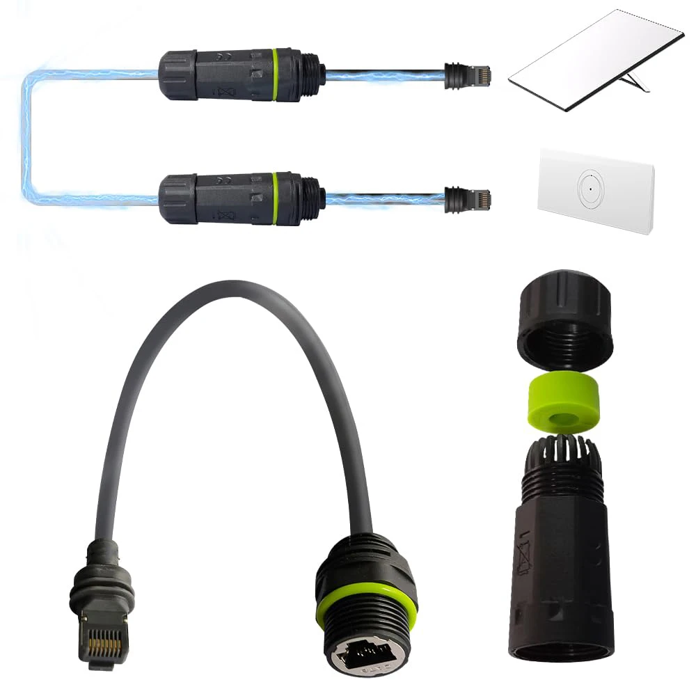 Водонепроницаемый высокоскоростной Starlink V3 на RJ45 соединитель для Gen3 мини-тарелки и маршрутизатора штекер переходник Ethernet