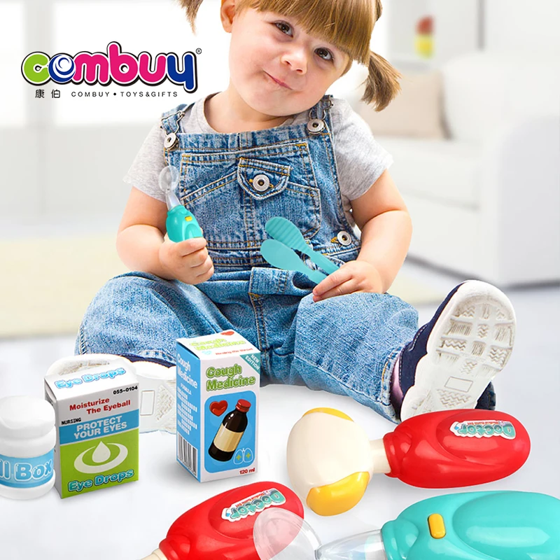 Маленькая клиника стол Электрический Свет Звук пластиковая детская игрушка врач набор