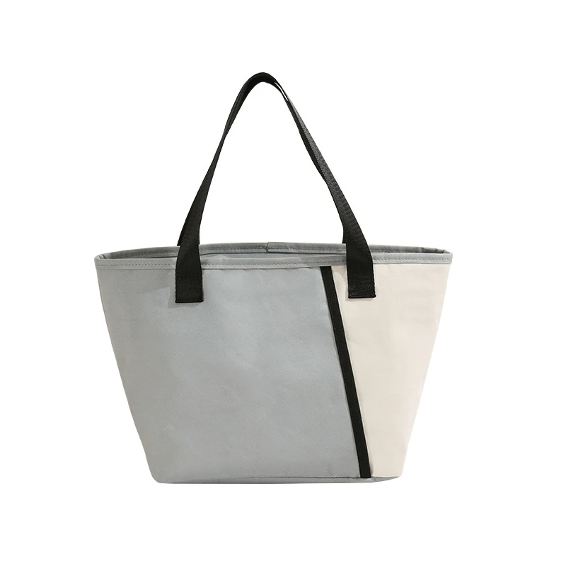 Colour Mixture Hand Bag Lady Woman Girl Shopping Bag Insulated Lunch Bag