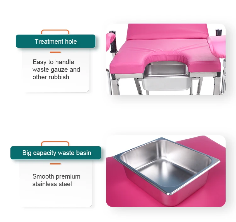 Multi-Function Medical Gynecologic Exam Table Gynecological Examination Bed