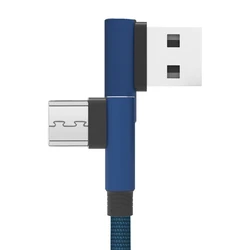 New Product 90 Degree  2.1A USB cable for Micro usb cable fast charging