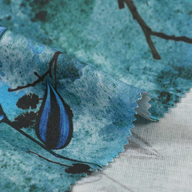 120GSM 100% Pure custom print fabric linen fabric printed for garment and pillow