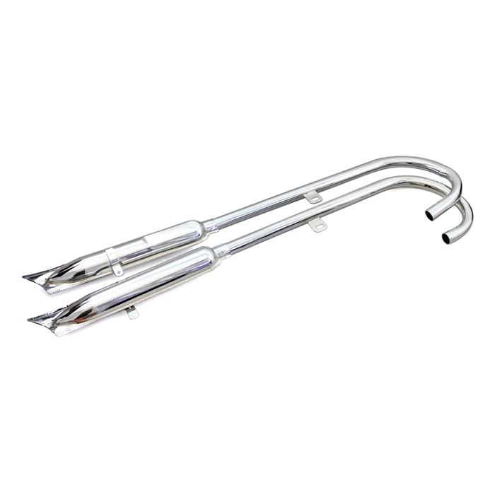For BMW K750 M1 M72 R71 R12 CJ Dnepr MT12 Motorcycle Mufflers 24HP Chrome Exhaust Muffler Pipe Assembly