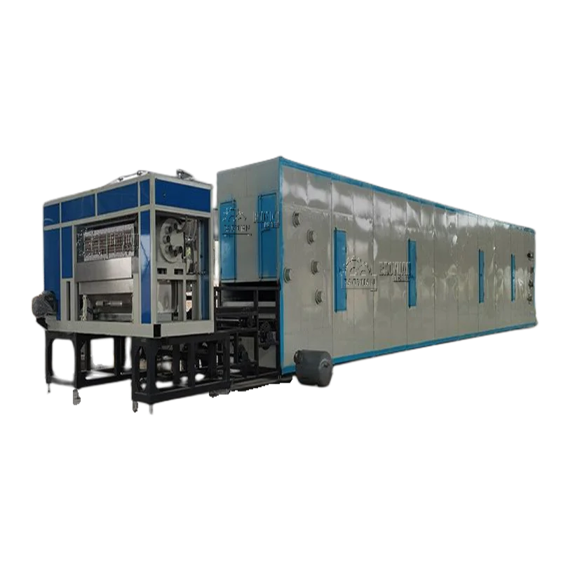 6000pcs/h Fully Automatic Pulp Paper Egg Tray Making Machine with Six Layers Metal Drying Line