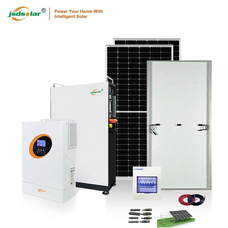 Jinsdon factory Complete 1KW 2KW 3KW 4KW 5KW Home Ground Solar Power System Kit / Panel Solar / Off Grid Solar Power System 5KW
