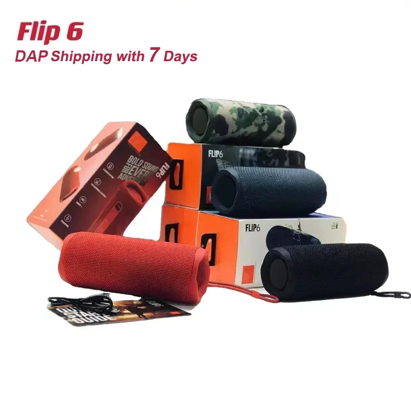 Top selling 2023 Flip6 Speakers Outdoor Sports Waterproof Portable Subwoofer Wireless BT 5.3 Speaker with TF USB FM AUX Flip 6