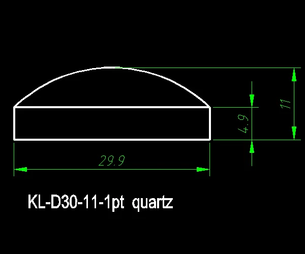 customized Optical Glass fused silica diameter 30mm 24mm 19mm 10mm aspheric lens