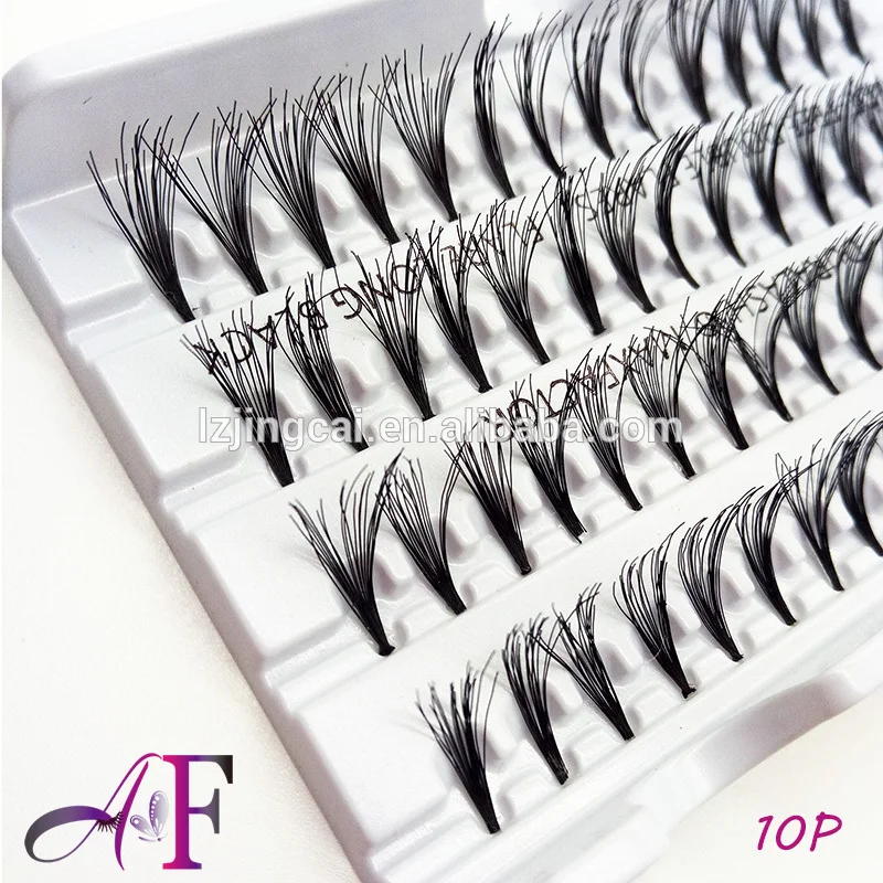 wholesale premium Korea 0.07 silk flare individual eyelashes hand made lashes