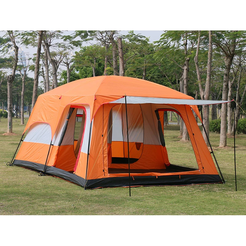 Manufactured Outdoor Easy Setup picnic Waterproof Family Large Camping Tent Porch Tents 2/4 People New 2-4 Person