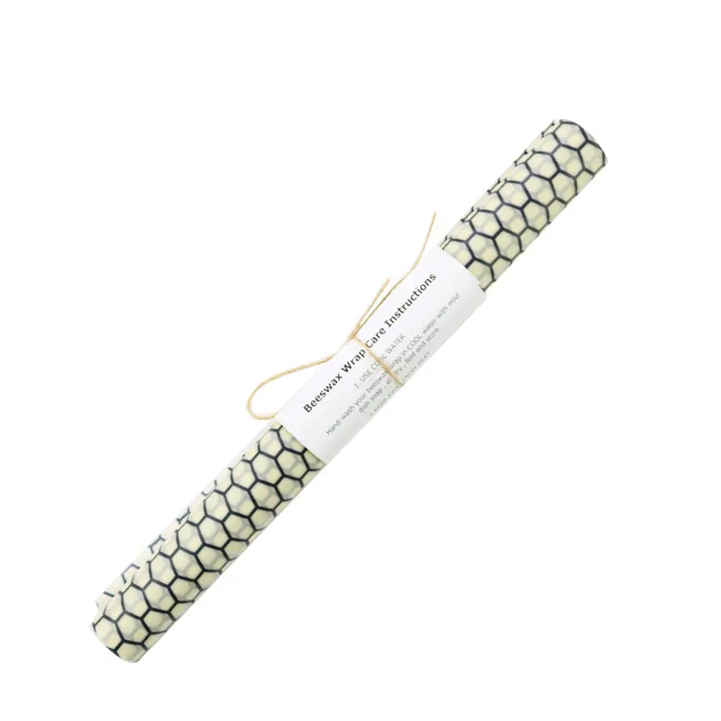 Заводская цена, органический многоразовый биоразлагаемый пчелиный воск, рулон пищевой упаковки