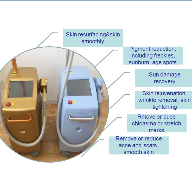 Beauty Fractional Laser er glass 1550 laser 1550nm erbium laser machine 1550 Handpiece For skin tightening skin rejuvenation
