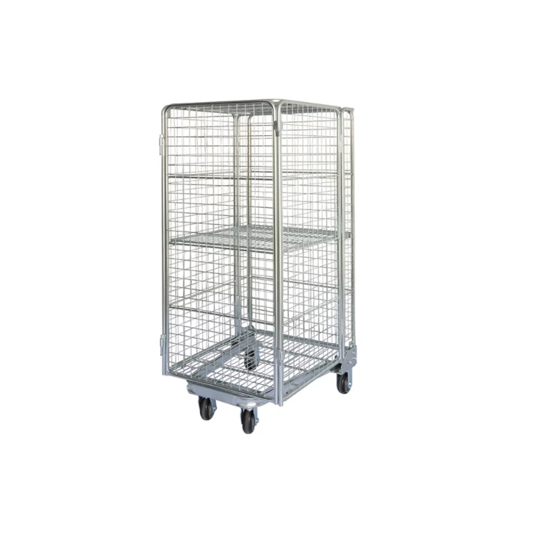 New Heavy Duty Cart Trolley Hand Foldable Platform Truckmobile cage trolley Customized Style