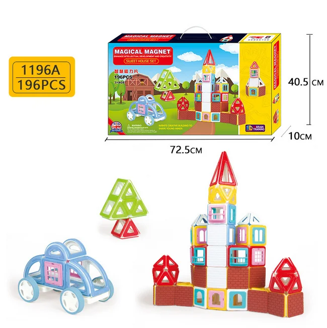 
China Factory Cheap Price Kids Educational Magnetic Construction Toys 