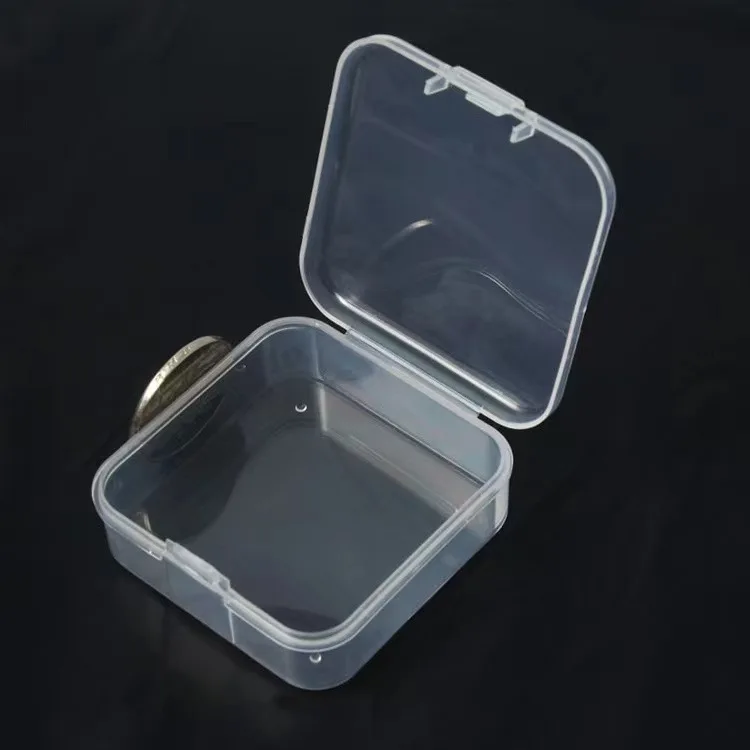 5.5cm Craft Organizers Small Plastic Storage Boxes Clear Rectangle Box for Small Items Beads