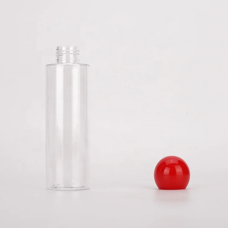 Free Sample Color Customization 150ml 5oz  White Clear Empty Serum Toner Plastic Bottle Cosmetic PET Packaging