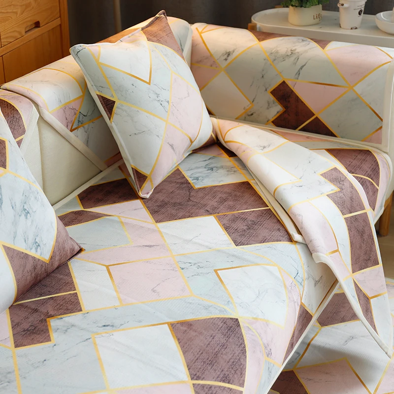 Stretch Slipcovers Sofa Cover For Living Room Slip-resistant Sectional Elastic Couch Cover Sofa Towel Single/Two/Three/Four Seat