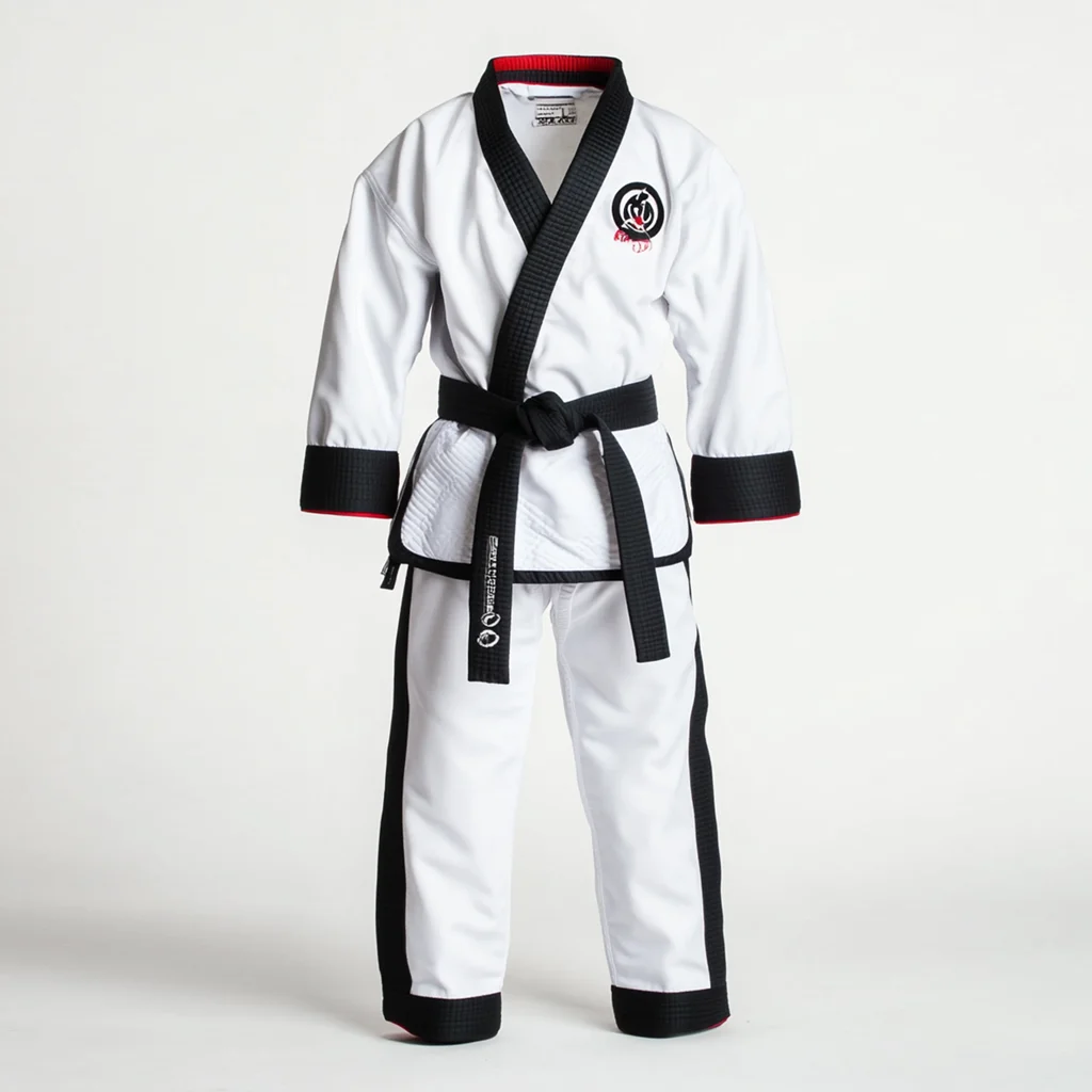 High Quality Custom Made White BJJ Gi Uniform Set High Quality Cotton Brazilian Jiu Jitsu Suit Rib Stop Pant Karate Taekwondo