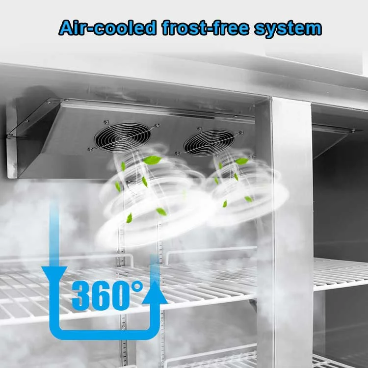 Wholesale Customization  commercial household small 4-door freezer Configuration tray energy saving fridge