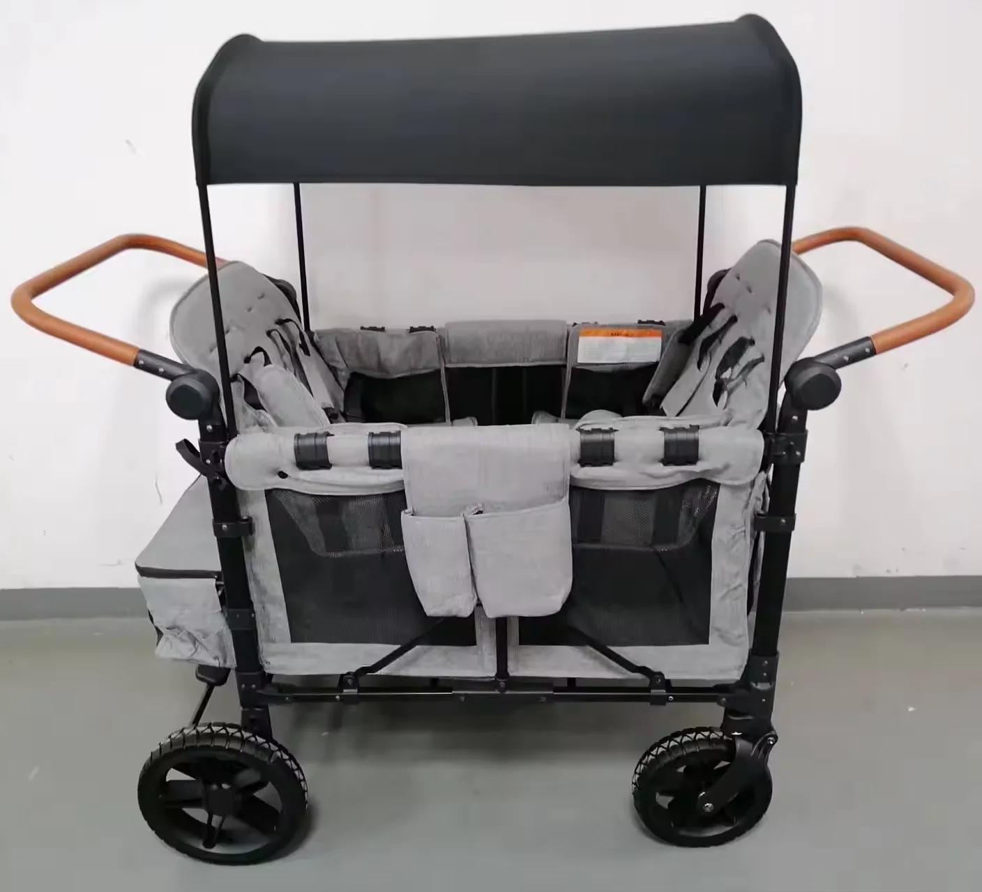 Outdoor Luxury Wagon Baby Stroller for Four Seat Kids Wagon Stroller