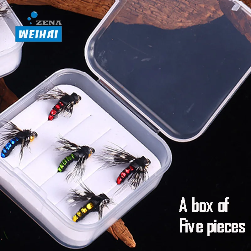 Wholesale Trout and Bass Tackle Flies Lures Dry and Wet Fly Fishing with Bionic Hooks