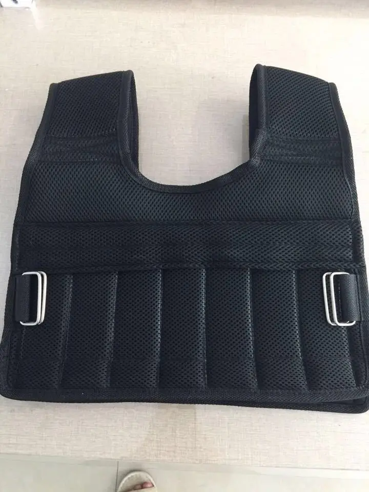10~50KG Adjustable Strength Steel Jacket Waistcoat Breathable Quick Release Fitness Body Training Vest for Running Weighted Vest