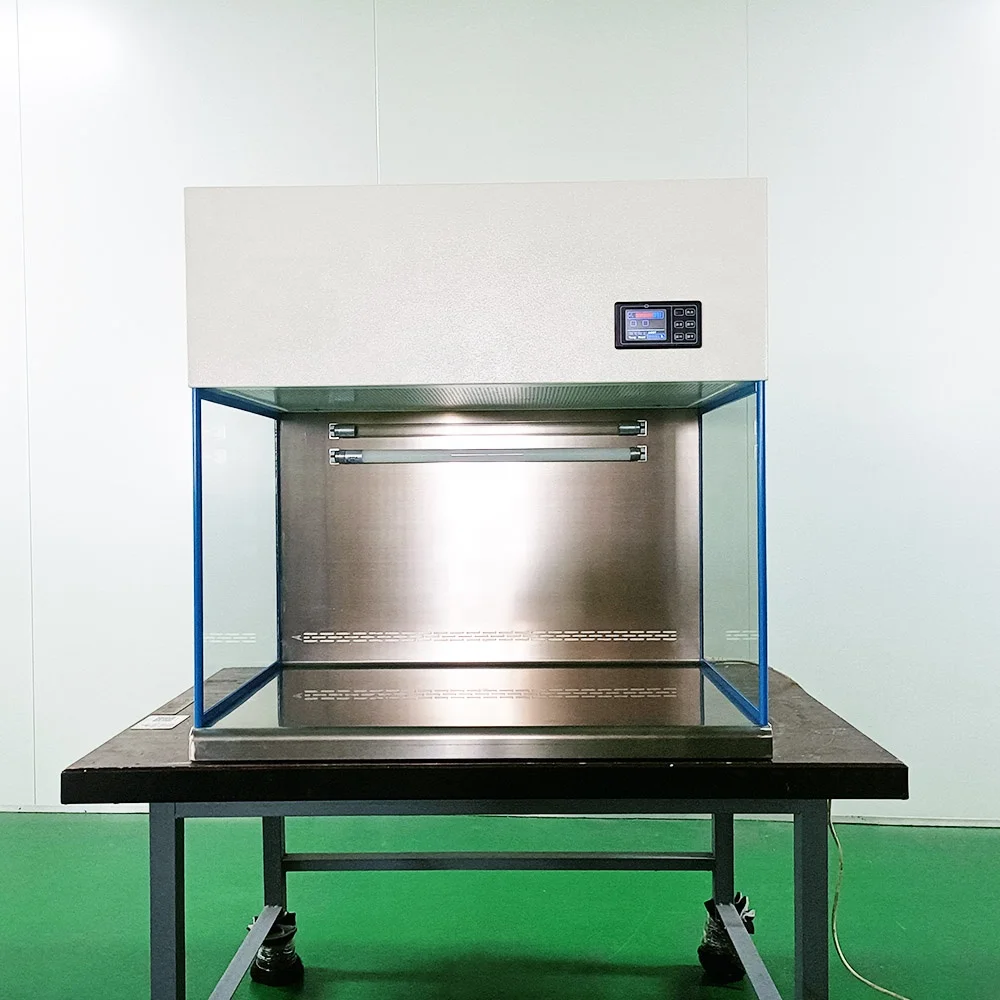 small desktop vertical laminar airflow hood portable clean bench super clean bench laminar flow clean bench