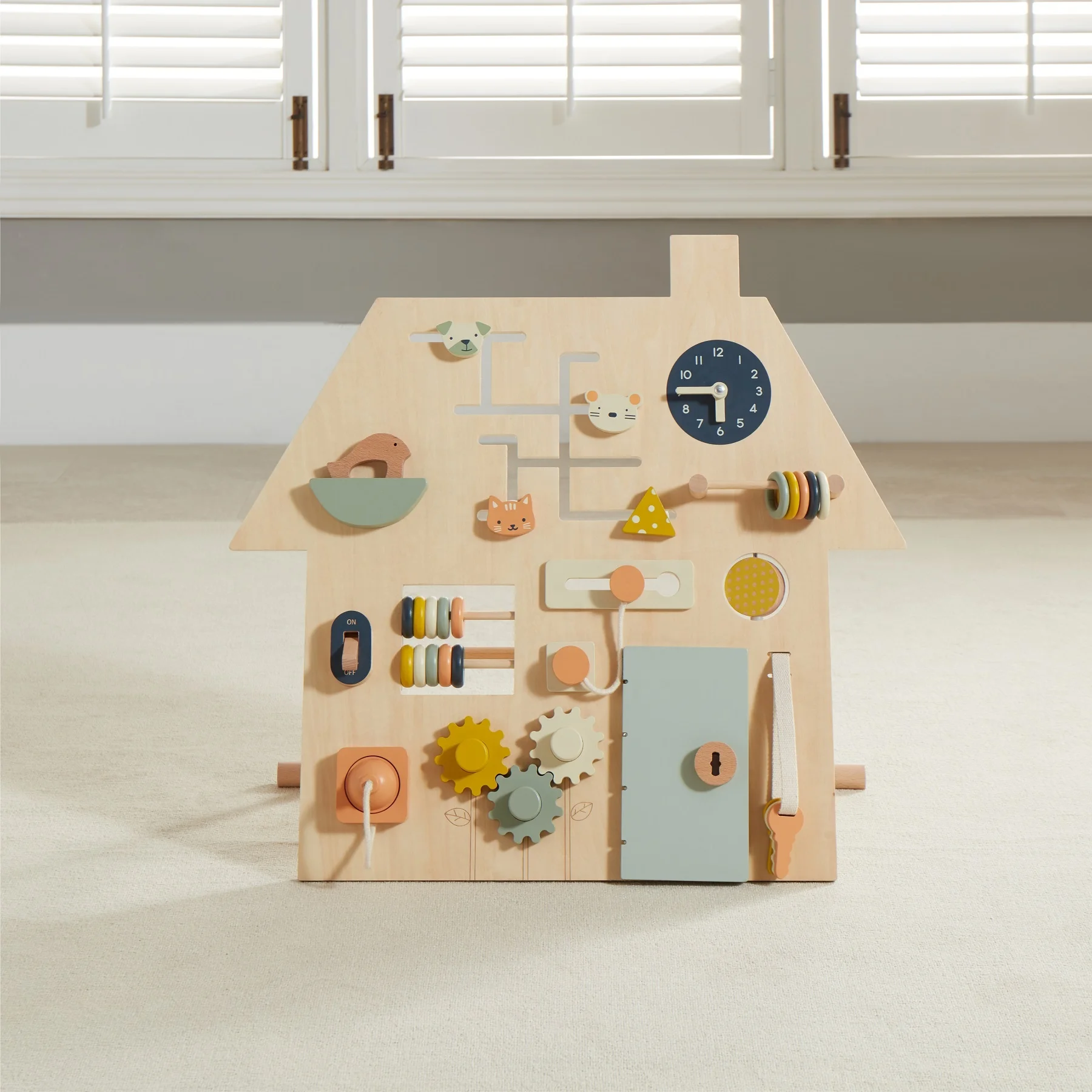 Asweets 2023 Sensorial Montessori Children Learning Toys Baby Locks Latches Busy Board Game