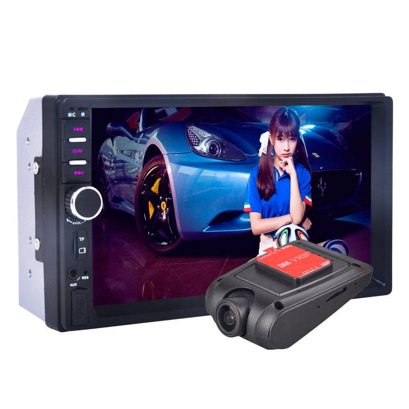 Оптовая продажа 7 дюймов 2 din автомобильный стерео SD карты USB беспроводной BT двойной mp5 авто радио для автомобиля плеер