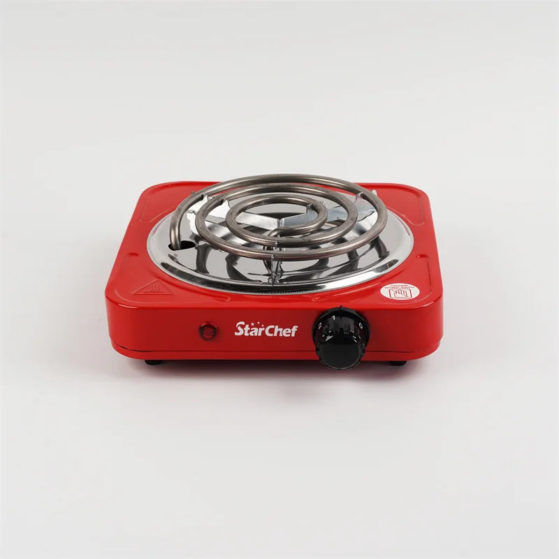 High Quality Durable Multifunction Single Coil Burner Hot Plate 1000w With 5 Power Adjustment