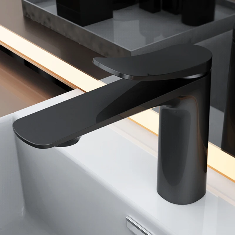 New Model black Bathroom Taps Shower set Brushed Gold Concealed Valve Brass Shower Mixer Faucet