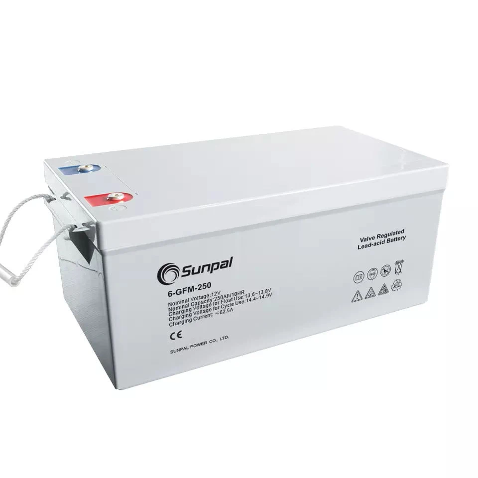 Солнечная батарея Sunpal Vrla Gel 12 в 250 Ач по конкурентоспособной цене
