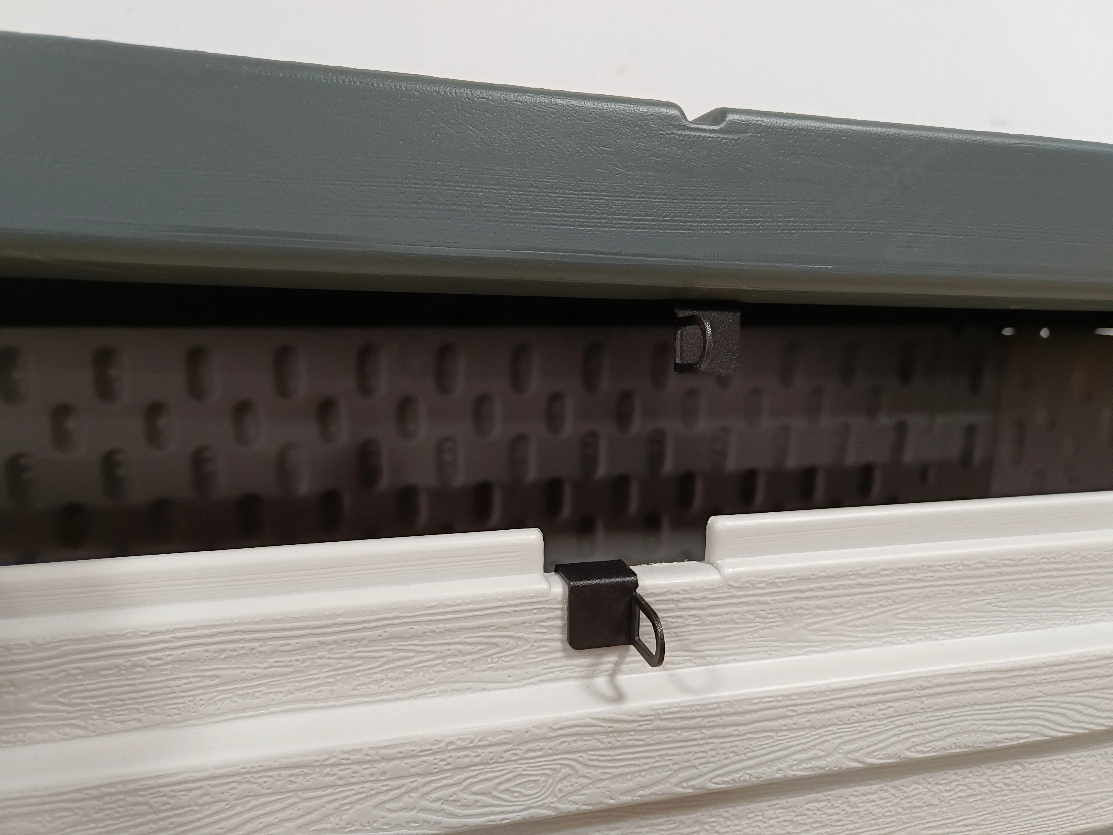 150GAL  HDPE Wooden Style Outdoor and  Garden Sundries Storage Box for tools