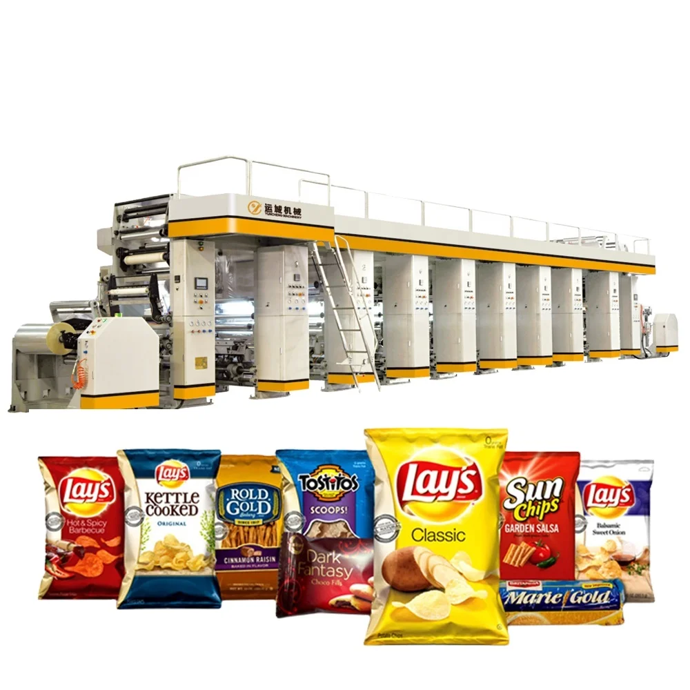 High-Speed ELS 400m/min Rotogravure Printing Machine For Sale