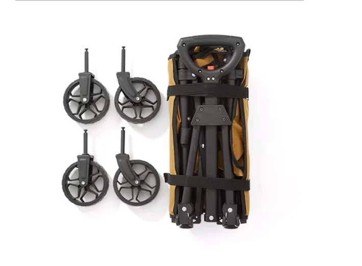 Professional Manufacture Nice Price Grocery Steel Frame Aluminum Alloy Folding Carts