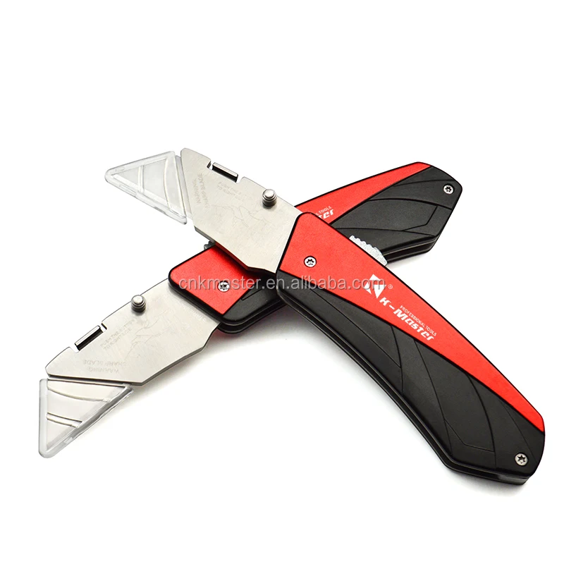 K-Master Safety lock-back folding  knife utility knife