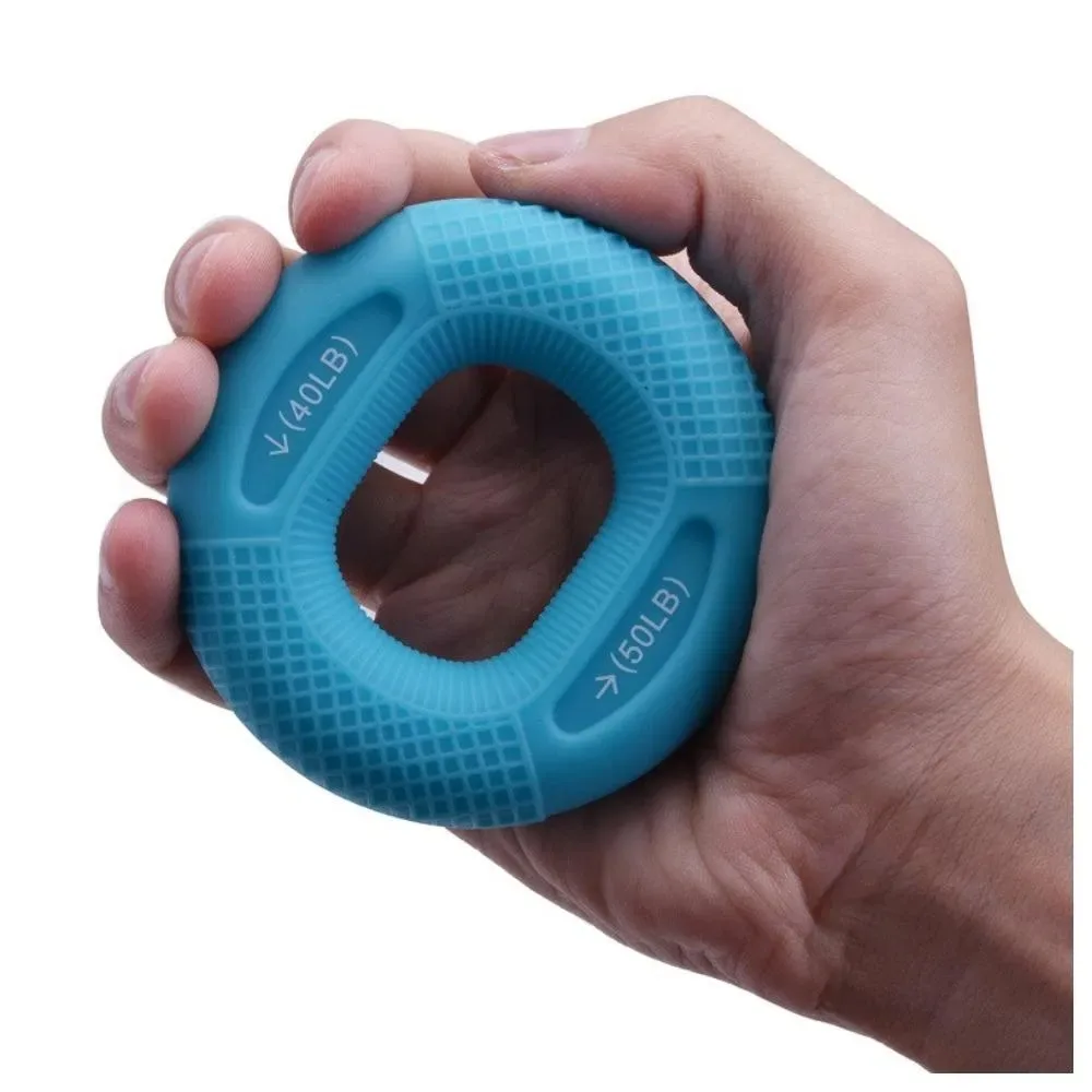 Sinodiving Silicone adjustable Double-Sided Grip Strengthener Training Strength Fitness Equipment Silicone Arm Resistance Power