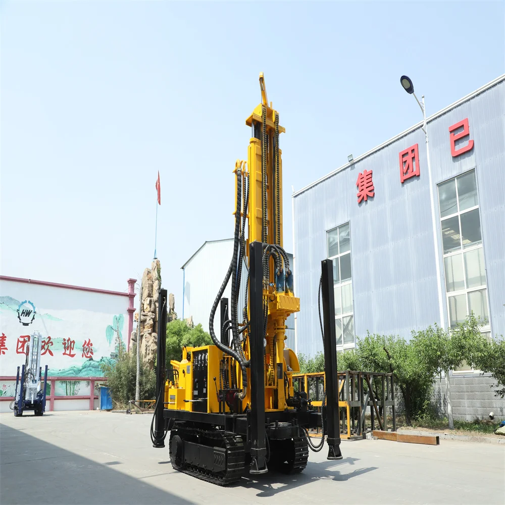 200M/300M/600M Drilling Depth Borehole DTH Water Well Drilling Rig Machines Drilling percussion core water well drilling rig