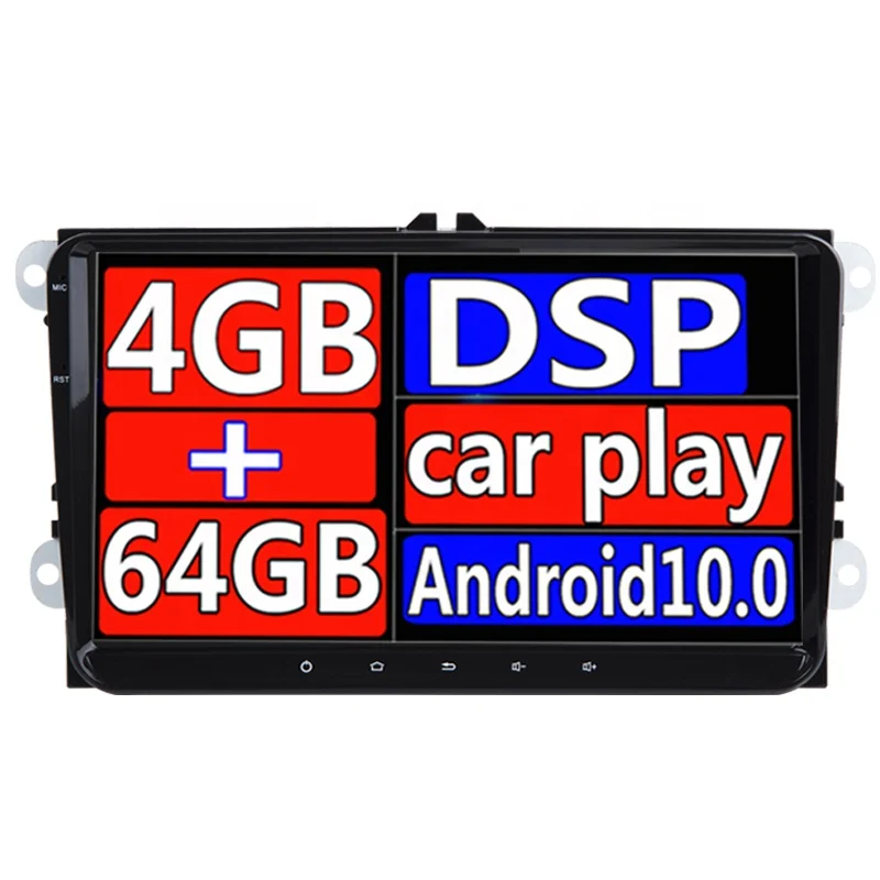 2 ГБ + 32 DSP Android 10 0 xonrich Автомобильный мультимедийный плеер радио GPS для Volkswagen VW Passat B6 Touran GOLF5 POLO jetta din автомобильный DVD