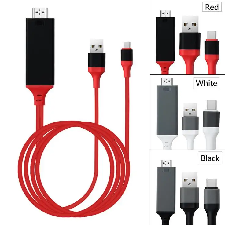  Заводская цена кабель usb 3 1 type c-hdmi USB C-hdmi с зарядным устройством