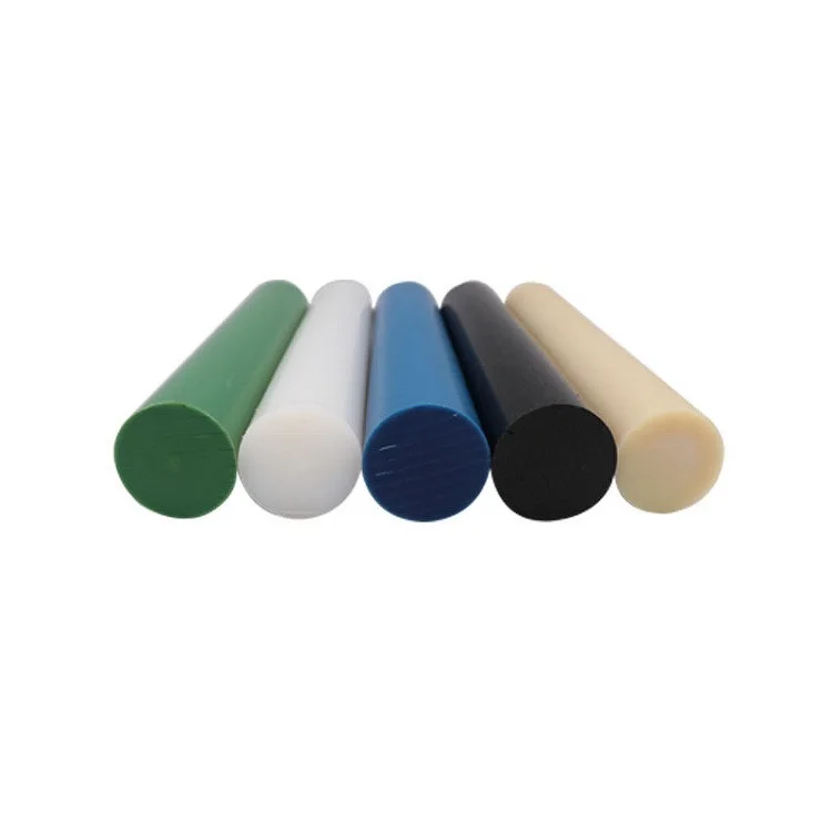 Inexpensive long life round 6mm-400mm thickness customized color threaded nylon rod