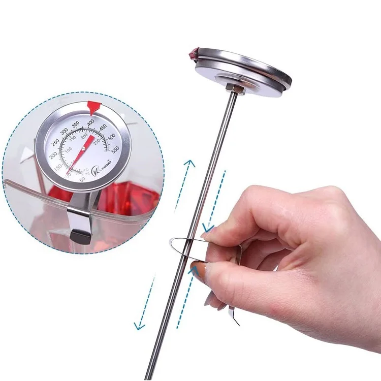 Food Thermometer Mini Household Cooking Oven Thermometer Kitchen Metal BBQ Thermometer