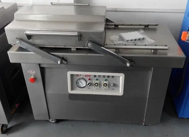 Peanut Bean foods Bread Double chamber 500 600 models vaccum shrink and packing machine